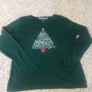 Long sleeve Christmas tee size M